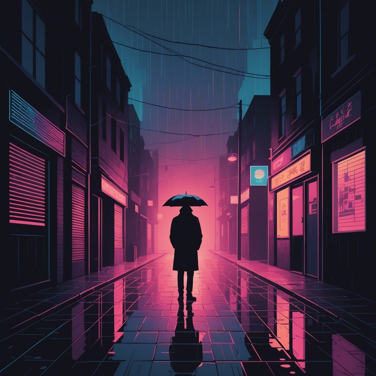 Delving into the shadowy depths of an urban landscape filled with secrets and the perpetual glow of neon lights reflecting off rain slick streets.