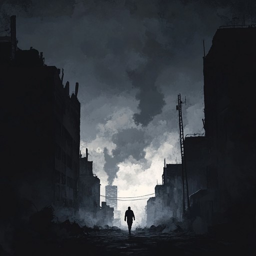 A powerful instrumental that delves into the shadows of the city, capturing the whispers of forgotten tales and the isolation felt within urban decay. The music combines gritty guitar riffs with atmospheric sounds to evoke a sense of mystery and introspection.