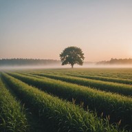 evoking gentle walks in endless fields