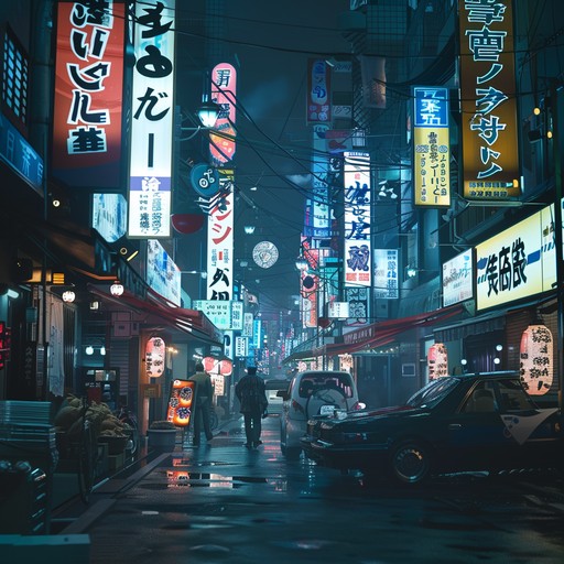 Embrace the vibrant nightlife of tokyo through a melodic journey layered with futuristic synths and a pulsating rhythm, capturing the essence of the city's dynamic energy and modern aesthetic. This track meshes japanese pop sensibilities with electronic innovation, creating an ambience that's both euphoric and whimsically digital.