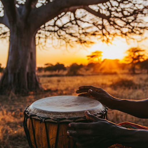 This piece features a talking drum that intricately mimics human speech, creating a dialogue without words, evoking a powerful blend of tradition and storytelling. The track utilizes rhythms that convey various emotional states and stories, mirroring the way language varies in pitch and tone.