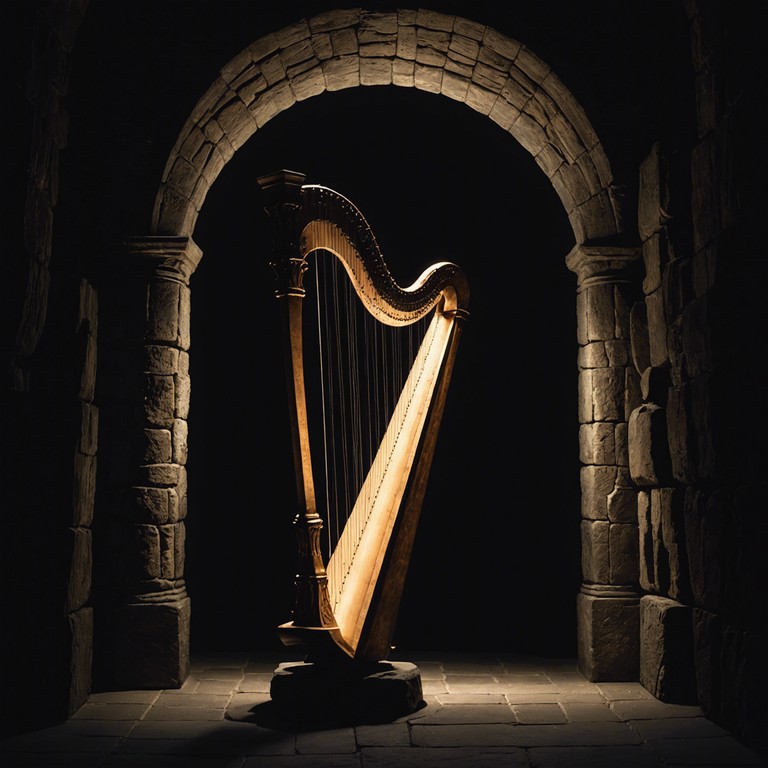 This composition invites listeners on a surreal journey back through centuries, where mystical soundscapes are brought to life by the timeless notes of a solo harp. Evoking the lost wisdom and the ethereal realms of past civilizations, the track serves as a bridge connecting the ancient to the contemporary through lush, contemplative music.