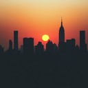 urban sunset vibes, chill and calm reggae fusion.