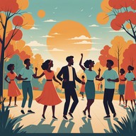 colorful dance of international beats
