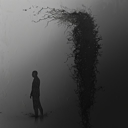 A deep and hauntingly sparse composition that uses minimal instrumentation to evoke a feeling of vast, empty spaces and solitude. Synths create subtle, textural backdrops interspersed with occasional, ethereal whispers.