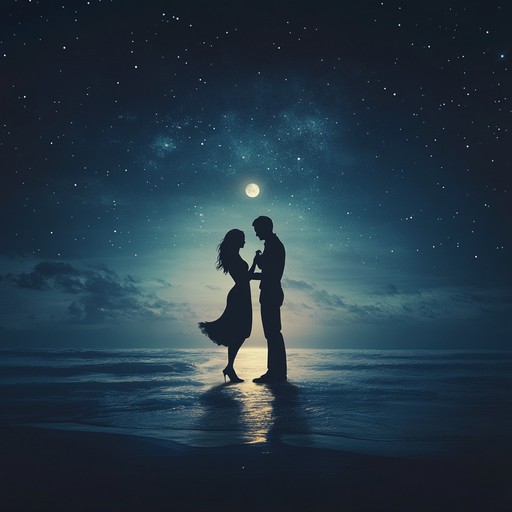 Immerse in a passionate rhythm with a seductive electric guitar leading the charge, capturing the essence of a moonlit dancefloor where love and desire intertwine. The captivating beat invites swaying, spinning, and unspoken connections as the night unfolds with breathtaking intimacy.