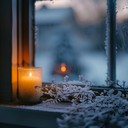 a gentle instrumental capturing quiet, reflective winter holiday moments