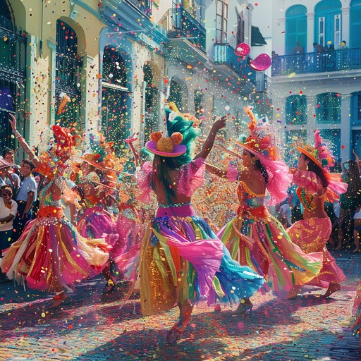 Step into a lively festival parade with rhythms that ignite joy and celebration. This track blends traditional carnival sounds with modern energy, creating an irresistible urge to dance and celebrate every moment.