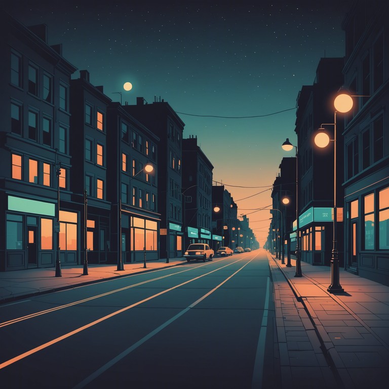 This composition channels the feel of wandering through city streets late at night, enveloped in the glow of streetlights. The track expertly combines old school r&b rhythms with the contemporary feels of uk jack swing, bringing forth a deeply introspective yet stylish auditory experience. Melancholic yet groovy bass lines guide you through the night as subtle synth highlights echo the distant city sounds.