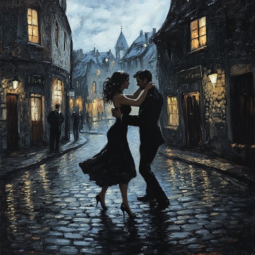 This composition evokes a late night stroll through the historic san telmo district of buenos aires, where the echoes of tango music linger in the air, blending with the distant sounds of the city. The piece captures the essence of nostalgia and longing, with sensually danced melodies that converse with the deep, emotional undertones of a passionate argentine night