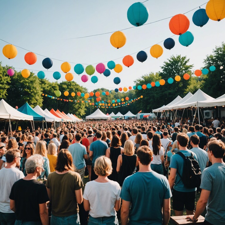 Integrating modern electronic elements with classic cumbia rhythms to create a danceable and dynamic celebration of cultural fusion, ripe for festivals and joyful gatherings.