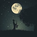 peaceful jazz instrumental inspired by moonlit nights and tranquility