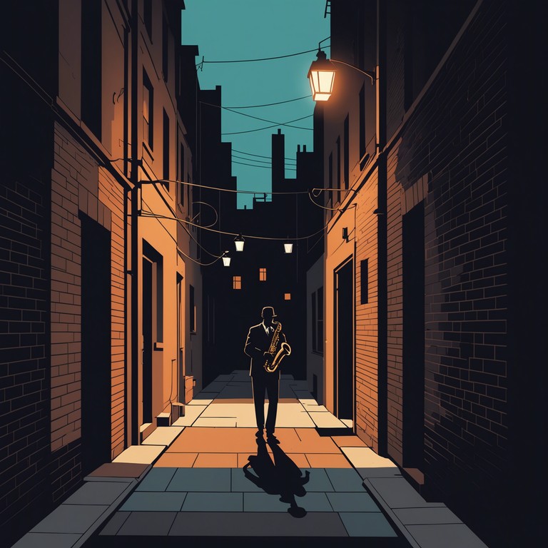 This track captures the essence of a late night stroll through the heart of the city, where the sounds of a solo saxophone resonate against the backdrop of dimly lit streets and distant city noises. The piece explores the complex emotions tied to urban solitude and nocturnal adventures, blending deep jazz roots with a gritty, atmospheric vibe