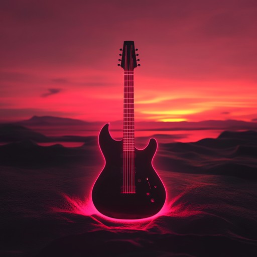 Blend heavy metal guitar and smooth, atmospheric elements to create a unique instrumental track that feels both powerful and calming. The deep, distorted guitar riffs are complemented by soothing synth pads, giving a sense of tranquility and intensity. Perfect for unwinding yet keeping the edge.