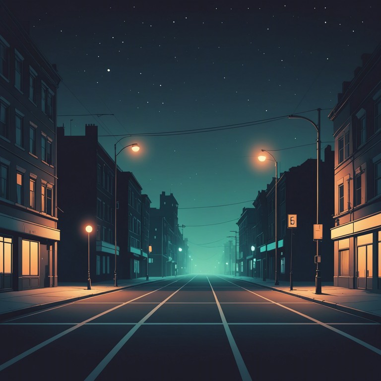 Delve deeper into the nocturnal heart of the city, with layers of sounds that paint a vivid soundscape of urban isolation and the tranquil moments of evening. Each note from the electric piano enhances the feeling of being alone amidst the crowd.