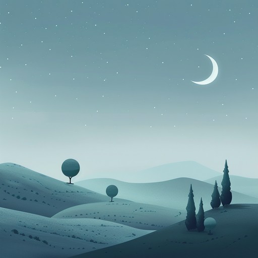 An instrumental lullaby designed to craft a serene nighttime atmosphere, combining gentle harp melodies with a hopeful undertone that wraps listeners in a warm embrace, ideal for a restful sleep.