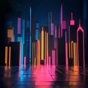 a tense k pop instrumental with driving beats and synths