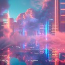 a futuristic cityscape soundscape