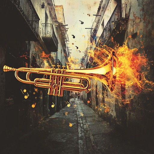 This instrumental track features energetic latin jazz rhythms infused with a sense of rebellion and passion. Complex percussions, vibrant brass, and spirited piano lines evoke a lively and bold atmosphere that challenges the status quo. Perfect for scenes requiring defiant determination and heartfelt intensity.