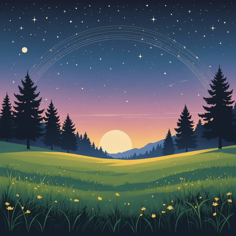 As the horizon blends into shades of gray, the gentle plucking of an acoustic guitar invites the listener into a deep, serene reflective state. This melody acts as a soothing balm to the spirit, embodying the soft caresses of the evening breeze in aural form.