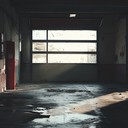 echoes fill an empty garage space