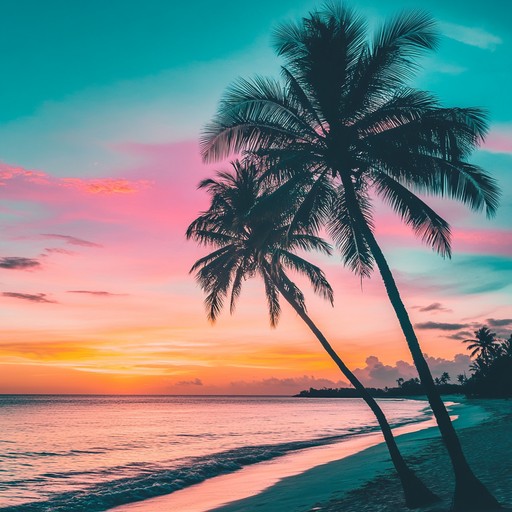 An instrumental piece that captures the serene atmosphere of a tropical paradise, blending soft percussion with mellow melodies to evoke a sense of relaxation and peace.