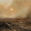 minimal soundscape depicting a barren post-apocalyptic landscape