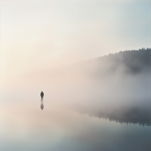 This track features a deep, haunting flute melody that resonates over a soft and ethereal ambient background, invoking a sense of solitude and introspective tranquility. The music gradually builds in complexity, adding layers of sound that create a lush, almost otherworldly atmosphere. The dynamic shifts subtly, carrying the listener through a journey of self reflection and stillness.