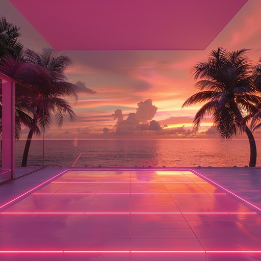 This energetic dance pop track takes you straight to a neon lit dancefloor under a tropical sunset. Infectious synth rhythms, pulsating basslines, and crisp beats combine to create a contagious groove that beckons you to move. A blend of 80s retro synth pop elements with a modern twist, it’s designed to electrify the atmosphere at any summer party. Feel the sunset vibes and vibrant energy in every beat.