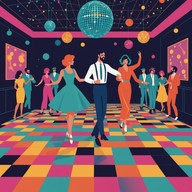 vibrant beats meet classic disco fun.