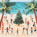 uplifting holiday cheer with lively caribbean rhythms