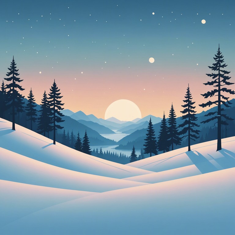 Expanding on the festive atmosphere, this alternative version dives deeper into ambient sounds, providing a more immersive, soothing winter experience. It captures the essence of serene snowy landscapes and the warmth of holiday lights.