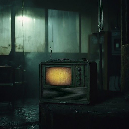 Dive into the spooky sounds of mid 20th century music, evoking a sense of nostalgia mixed with eeriness. Picture an old, dusty radio in a dark, deserted house, playing ghostly instrumentals that send shivers down your spine.