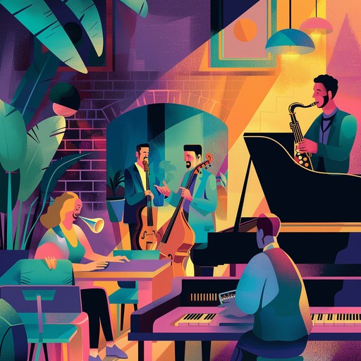 Immerse yourself in a radiant jazz melody, brimming with joyful and infectious energy. Vibrant brass, charming piano, and upbeat drums create a celebratory atmosphere perfect for bringing smiles and tapping feet.