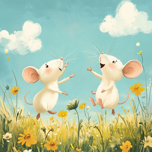 An instrumental piece combining whimsical melodies and lively rhythms to evoke playful mice exploring their world. Features light hearted tones and a cheerful tempo for a delightful adventure.