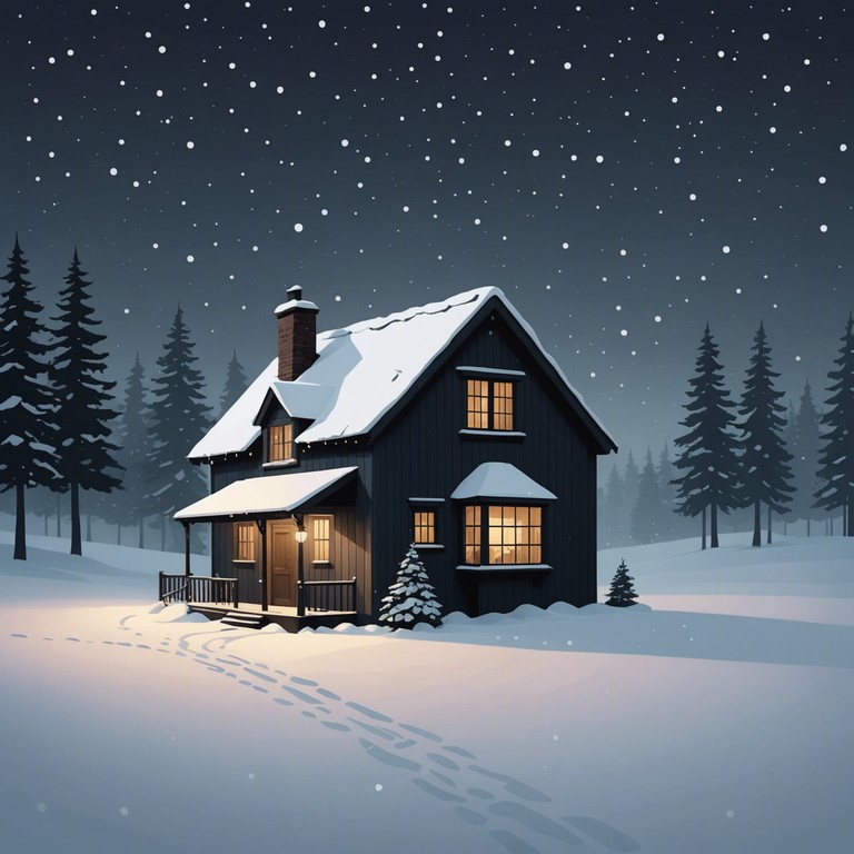 Expanding upon themes of quiet winters and reflective emotions, this alternative track delves deeper into the feeling of being alone during the holiday season, with each note painting a scene of serene snow landscapes and the warmth of fleeting memories.