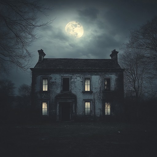 Drenched in dark reverberations, this piece builds an eerie, ambient soundscape with haunting electronic tones. The track is filled with chilling suspense, perfect for creating an atmosphere of ghostly dread and mysterious shadows. Ideal for eerie settings in film, games, or art.