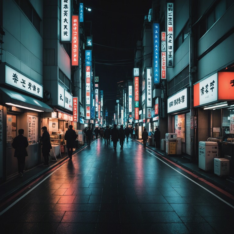 This track is a captivating blend of tokyo's futuristic ambiance with traditional japanese instruments, creating a unique soundscape that evokes the bustling energy and cultural depth of the city. The seamless integration of electronic rhythms and the timeless melody of the koto provides a perfect backdrop for an urban yet traditional auditory experience.