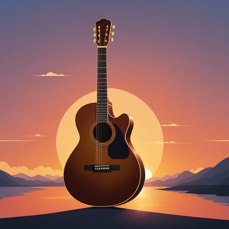 This track features a deeply moving arrangement where the strings swell emotively, creating a powerful yet tender atmosphere that captures the essence of a heartfelt romance. Perfect for scenes of deep passion and loving tenderness in films, this music pulls at the heartstrings with its poignant melody carried by the lush sound of a classical guitar, echoing the highs and lows of a romantic journey.