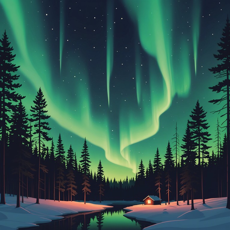 This soundtrack embraces the spirit of yearning and nostalgia, evoking images of the serene finnish landscapes under majestic northern lights. The music carries a soft yet profound emotional weight, unfolding through a subtle build up to a deeply stirring climax, perfect for introspective listening.