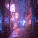 soothing instrumental capturing serene tokyo city night vibes