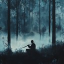 solitary flute evokes deep wilderness solitude