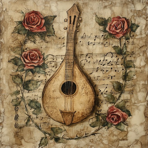 A heartfelt instrumental featuring the lute, weaving melodies that echo the timeless tales of love and longing from the medieval era, evoking a sense of nostalgia and inner reflection.