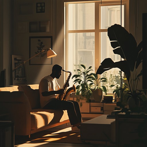 Capture the essence of a lazy sunday afternoon with this instrumental track that combines the relaxing smoothness of jazz and the heartfelt depth of soul. Gentle saxophone melodies weave through a tapestry of soft piano chords and subtle bass lines, creating a serene and soothing atmosphere. Perfect for unwinding or setting a cozy, reflective mood.