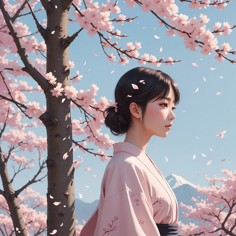 This instrumental track should tug at the heartstrings with its sweet melancholy melody, reflecting back on the carefree days of childhood as seen in many anime series. The music should evoke a sense of nostalgia and innocence, perfect for scenes depicting early friendships, first adventures, or a return to one's hometown in a serene anime setting.