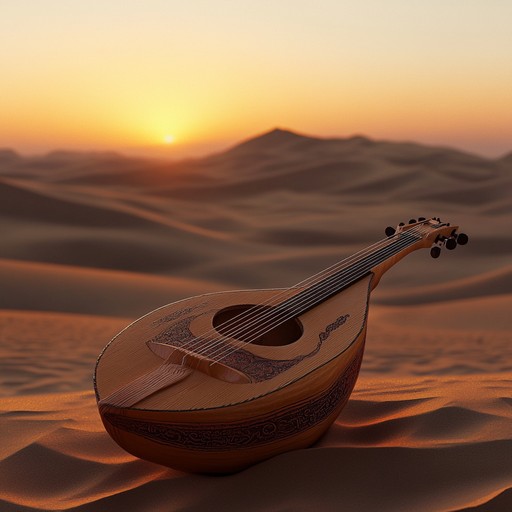 A haunting instrumental featuring traditional middle eastern instruments, painting a sonic picture of isolation and introspection in the vast desert expanse.