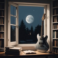 soft strums under moon's glow