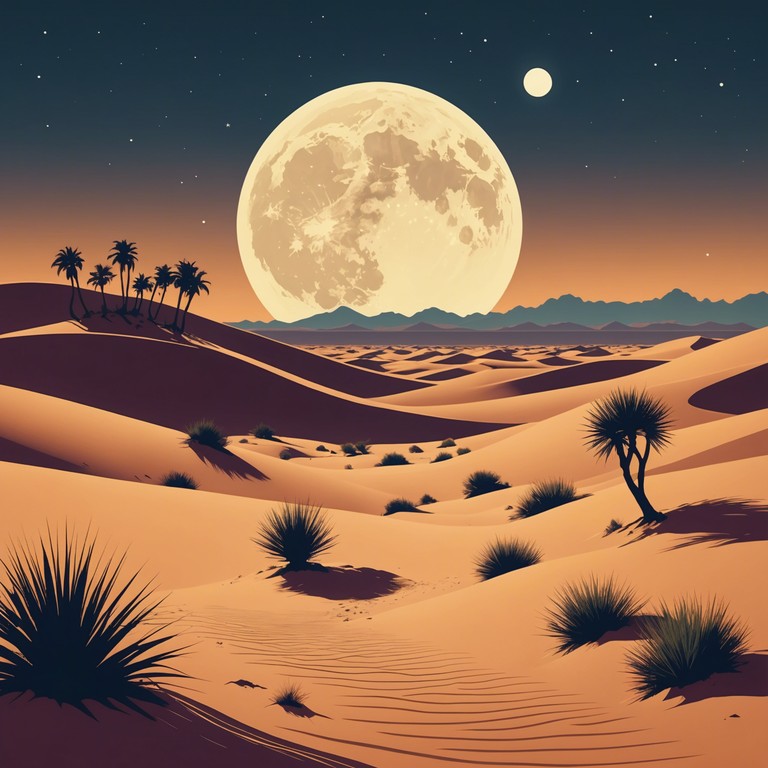 Echoes in the sands is an introspective journey through sound, exploring the hidden depths of middle eastern music traditions merged with ambient influences to create a soundscape that is both ancient and modern. This fusion captures the essence of the desert's mystique, hinting at its timeless tales and secrets