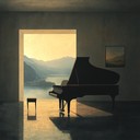 a tender piano melody invoking peace and quiet reflection