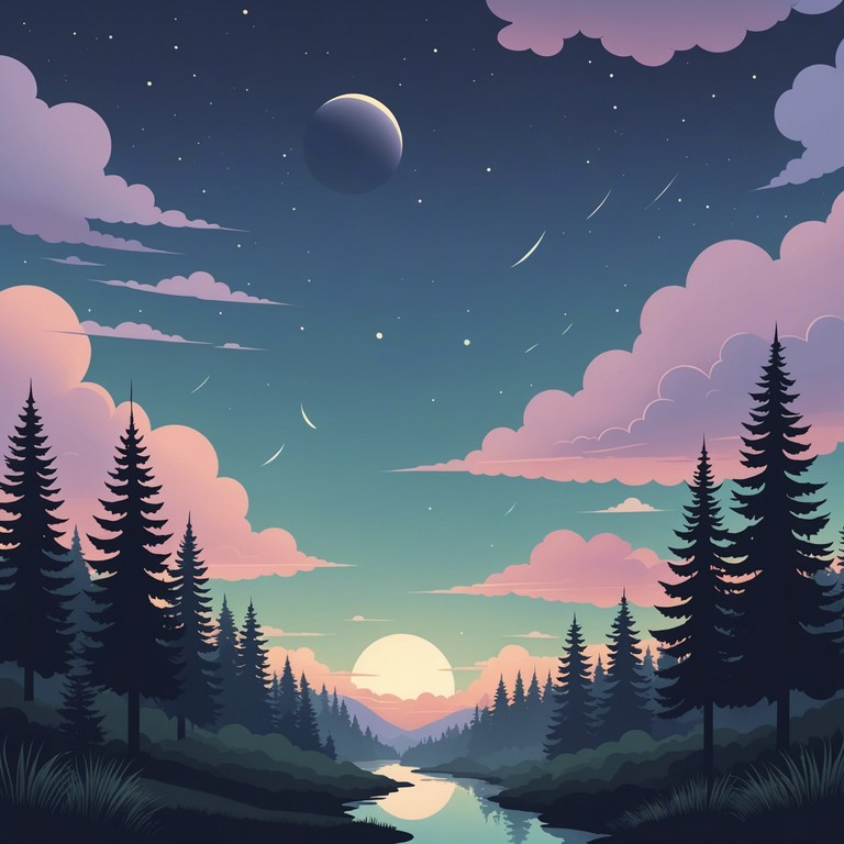 The alternative version provides a slightly different arrangement focusing more on the deeper harmonic textures and is perfect for evening relaxation or contemplative moments, offering a soundscape that promotes inner peace and relaxation.